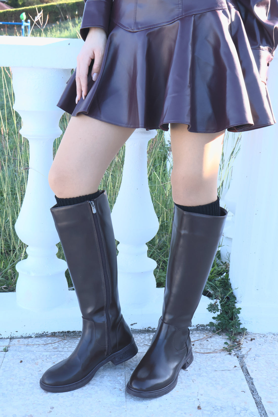 Nest Kahverengi Mat Çizme