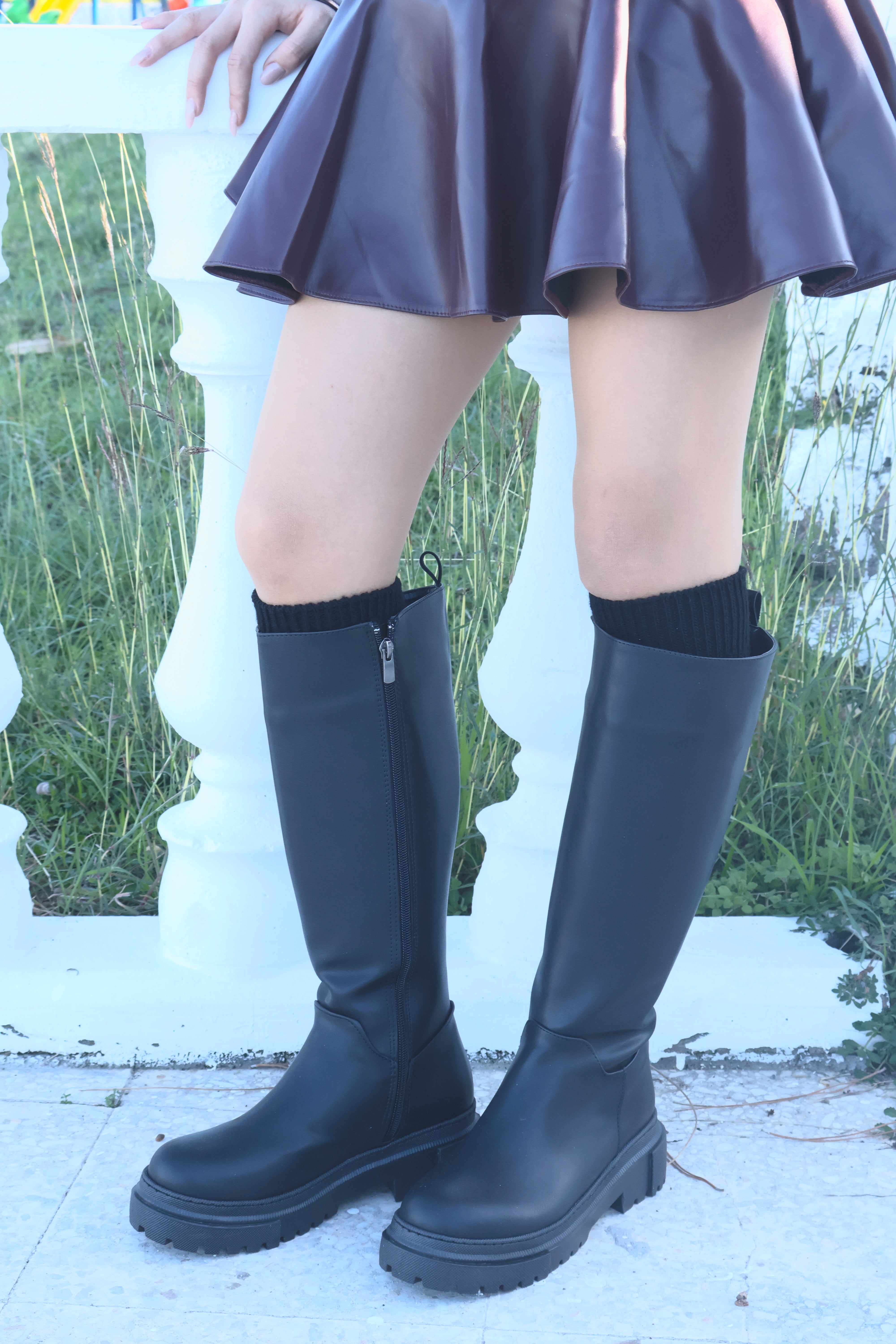 Anica Siyah Kadın Çizme