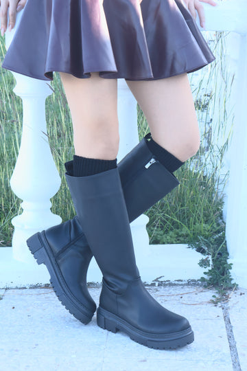 Anica Siyah Kadın Çizme