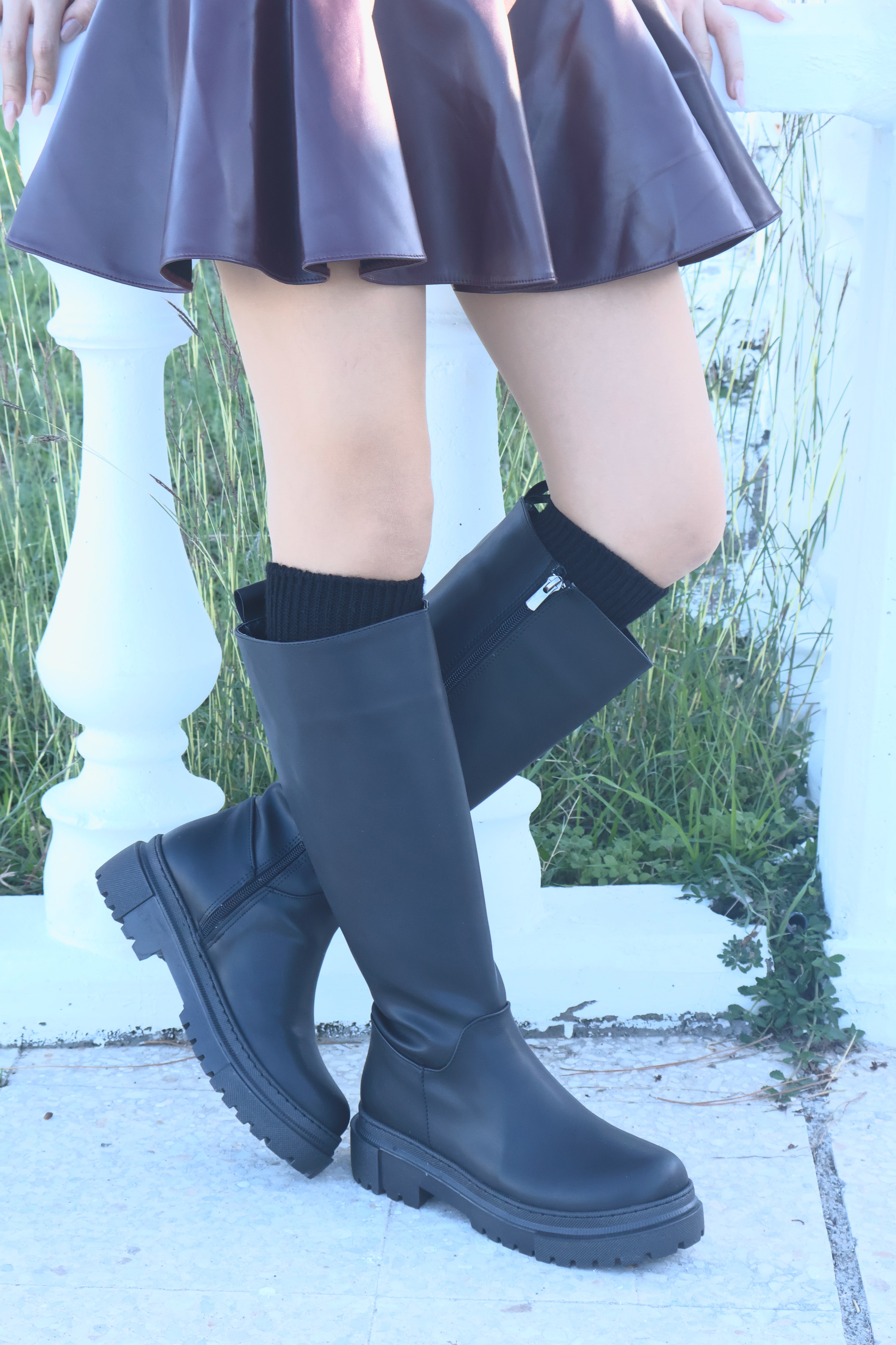 Anica Siyah Kadın Çizme