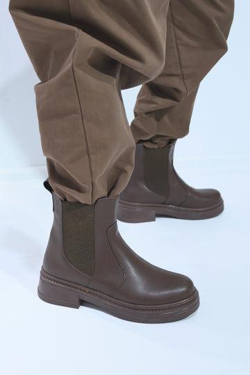 Rissoli Kadın Cilt Yan Lastikli Bot