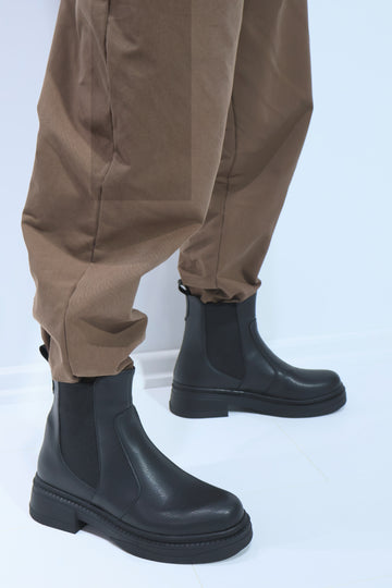 Rissoli Kadın Cilt Yan Lastikli Bot