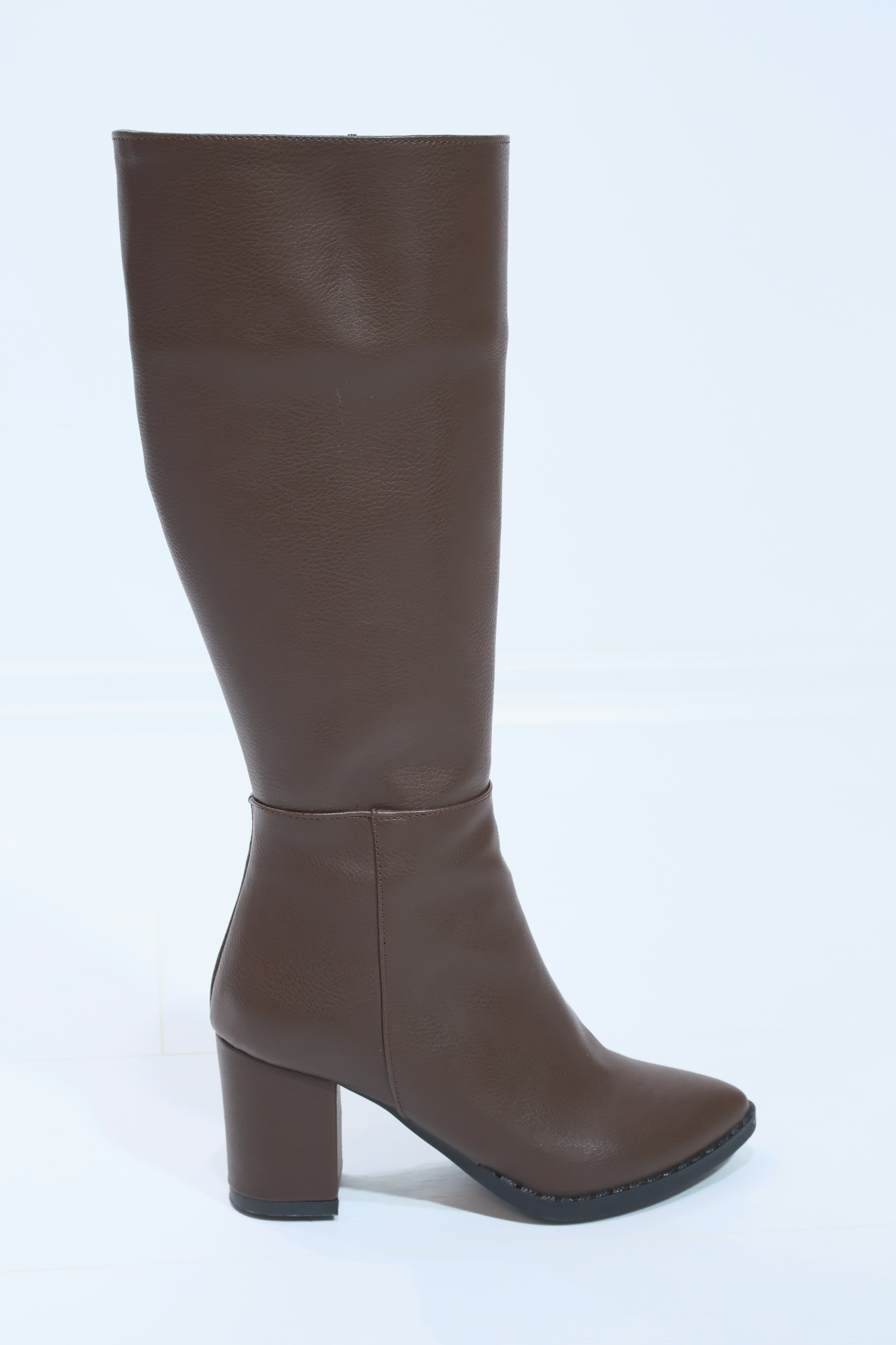 Reyna Topuklu Fermuarlı Kadın Çizme