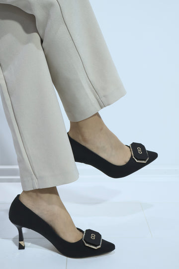 Toka Detaylı Süet Loafer