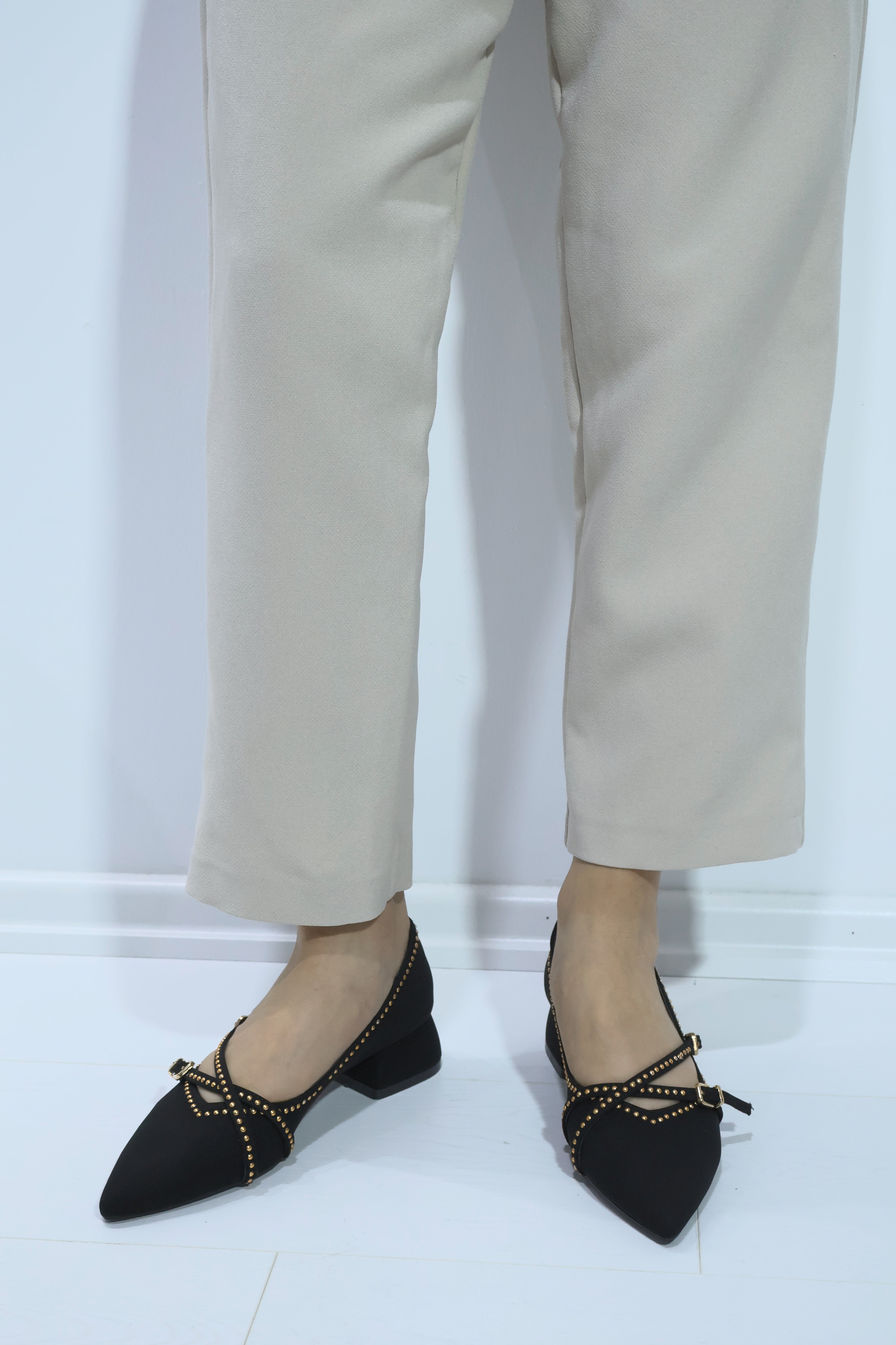 Feles Zımba Toka Detaylı Kadın Stiletto