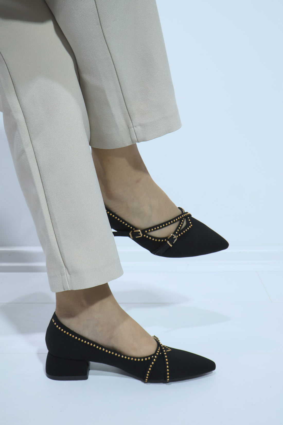 Feles Zımba Toka Detaylı Kadın Stiletto