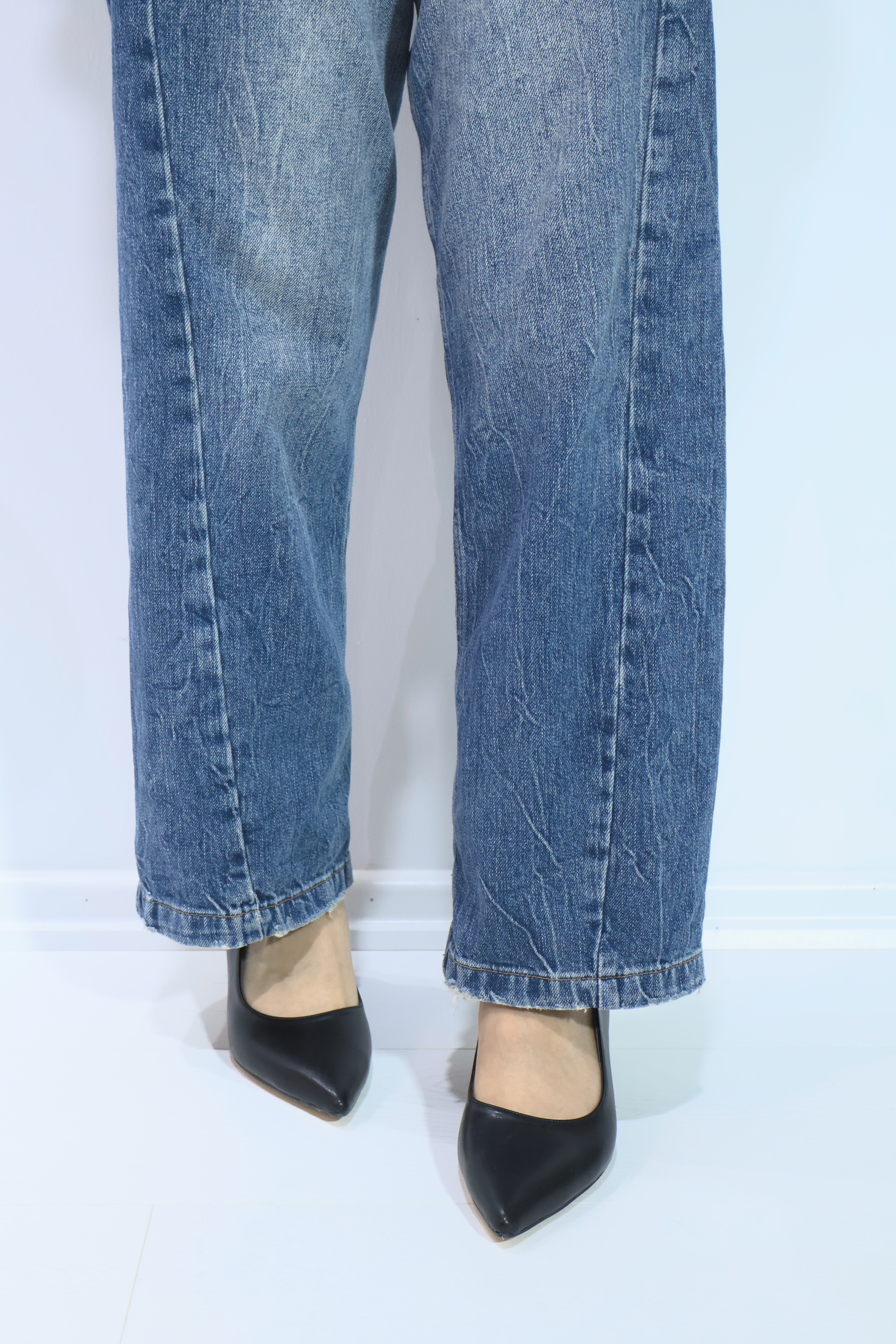 Gult Kadın Siyah Kısa Topuk Sivri Burunlu Stiletto