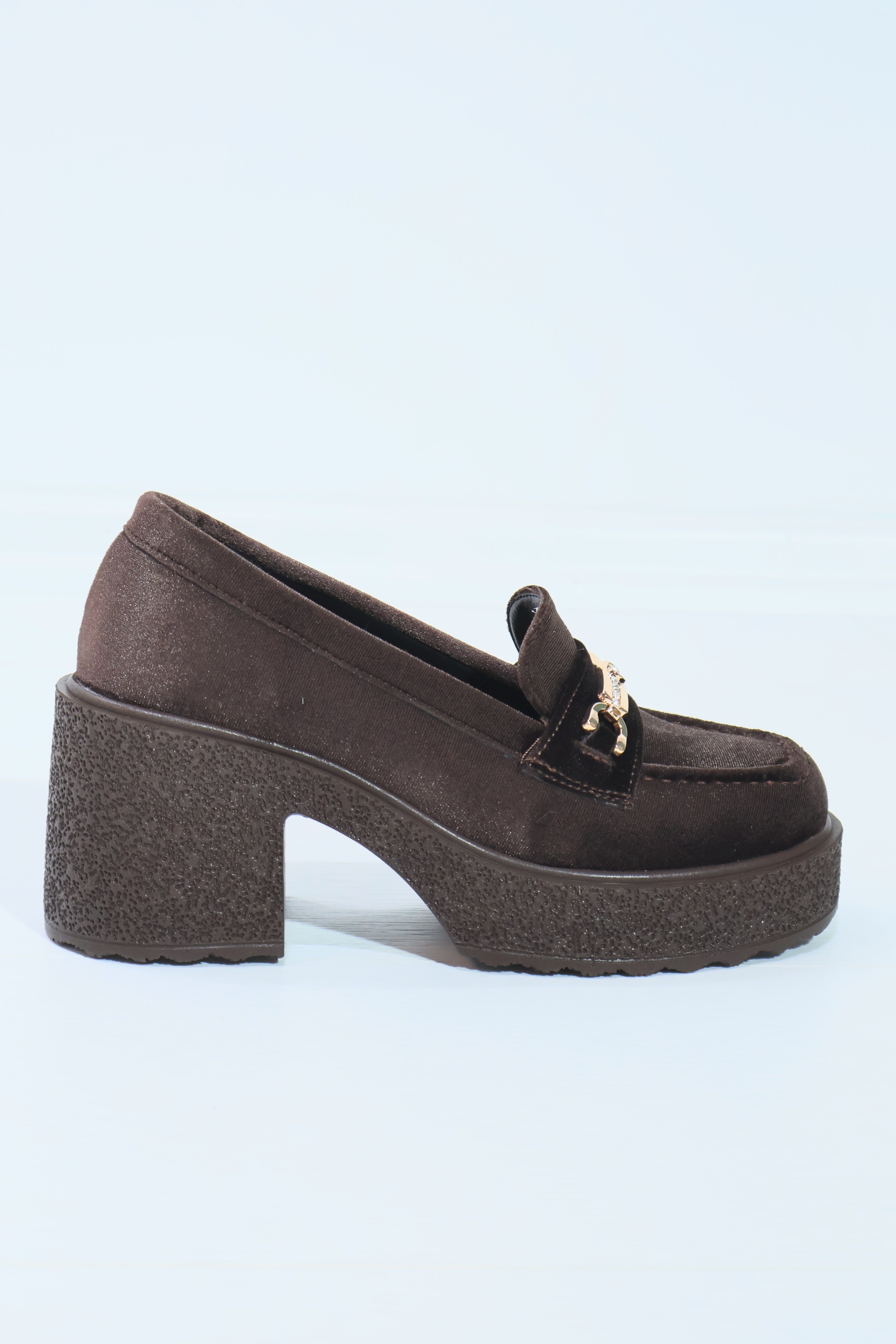 Chıcella Kadife Toka Detaylı Kadın Laofer