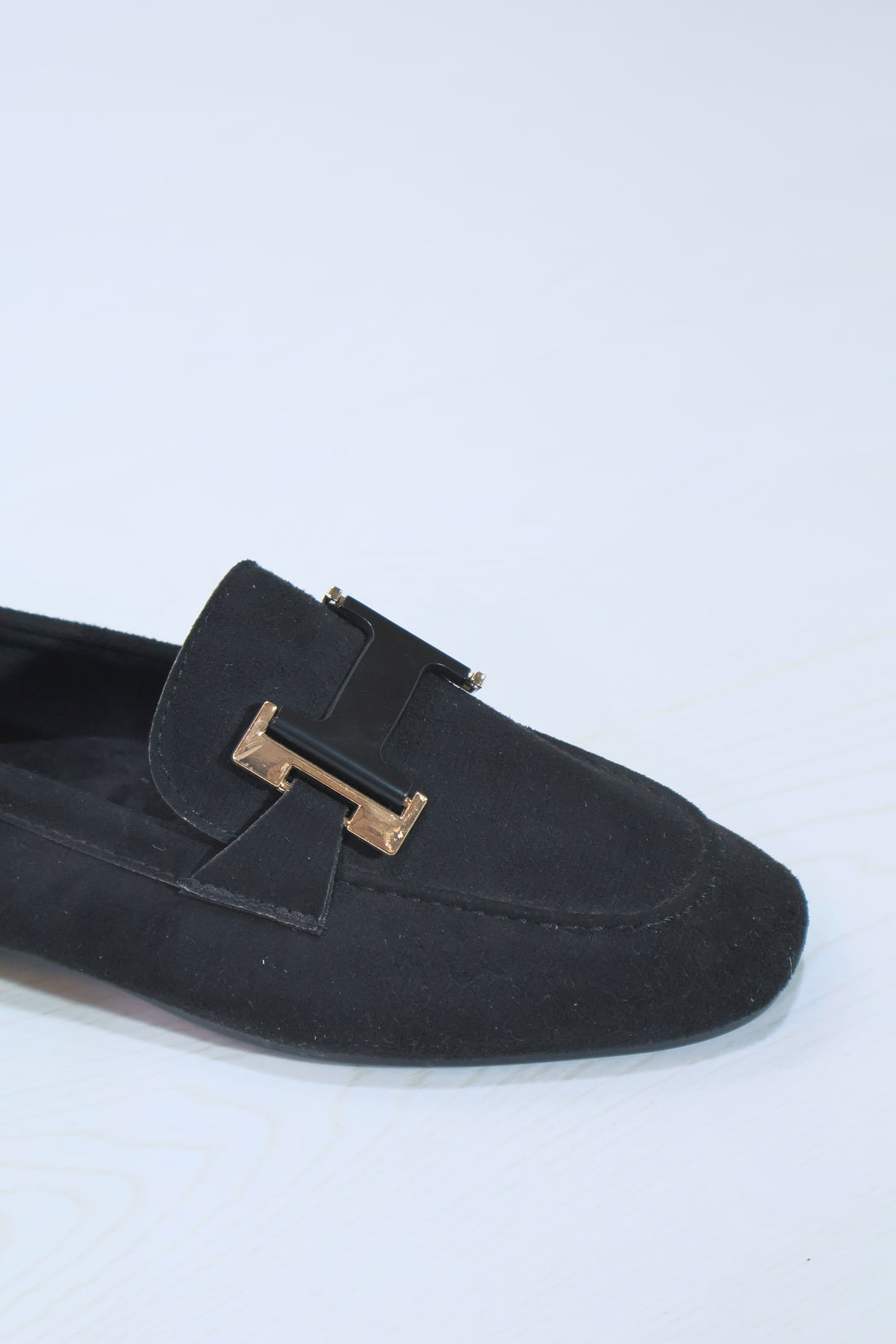 Kadın Taba Süet H Tokalı Loafer Ayakkabı