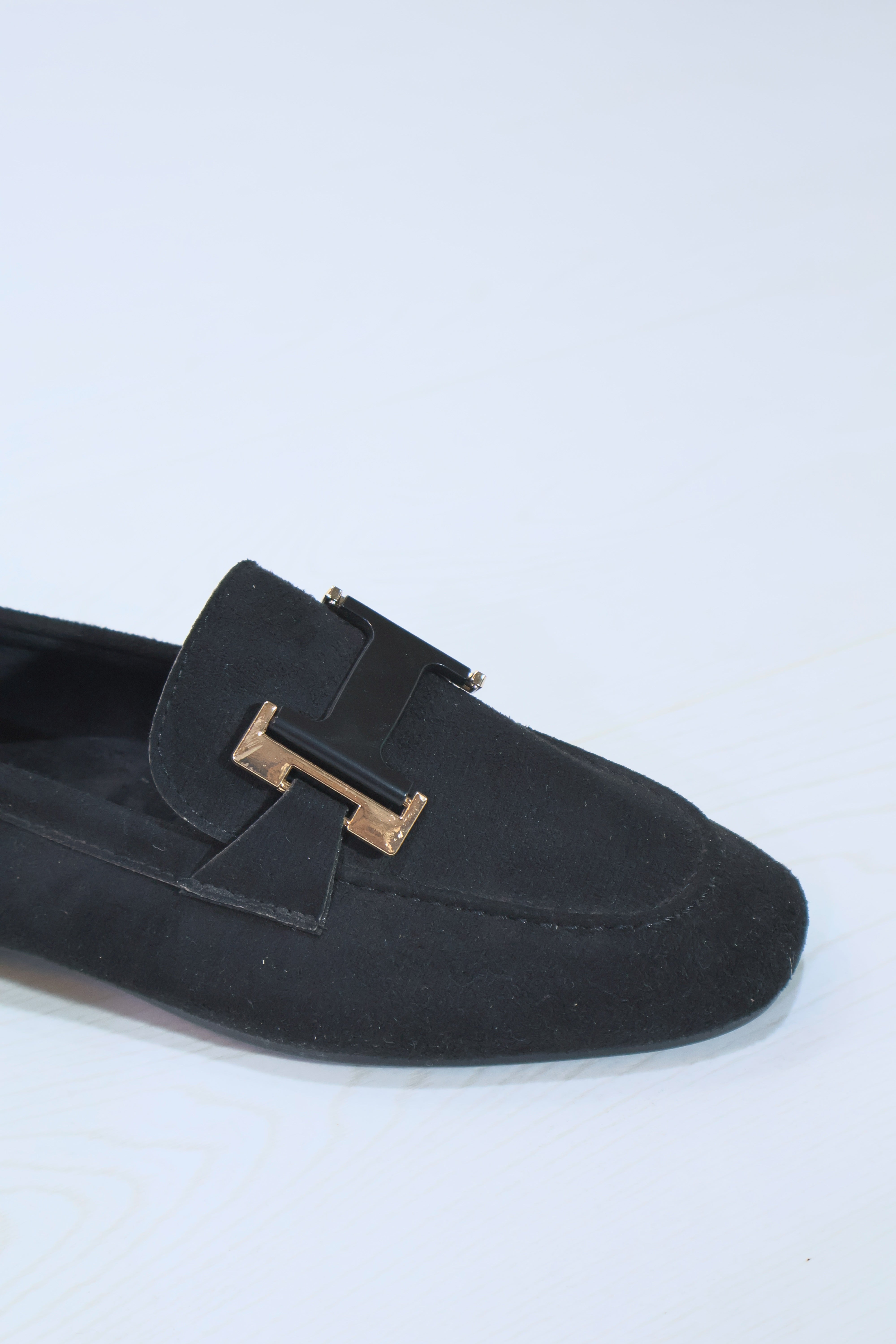 Kadın Taba Süet H Tokalı Loafer Ayakkabı