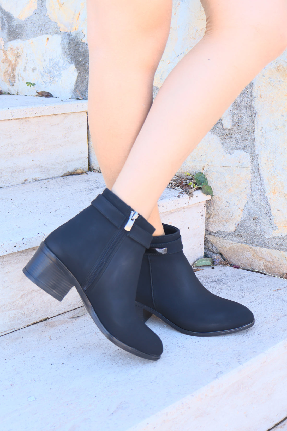 Renay Yan Tokalı Kadın Topuklu Bot