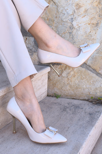 Mimosa Bej Sivri Burunlu Ysl Toka Detaylı