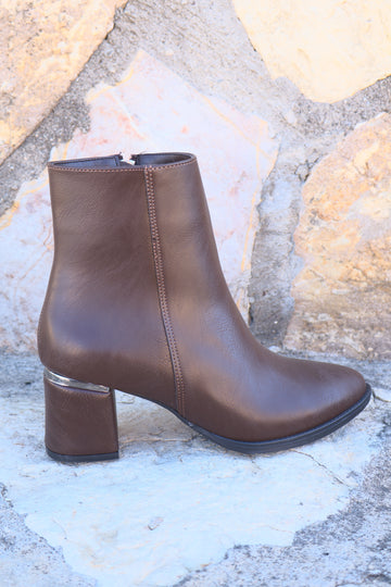 Lumbi Kahve Kadın Topuklu Bot